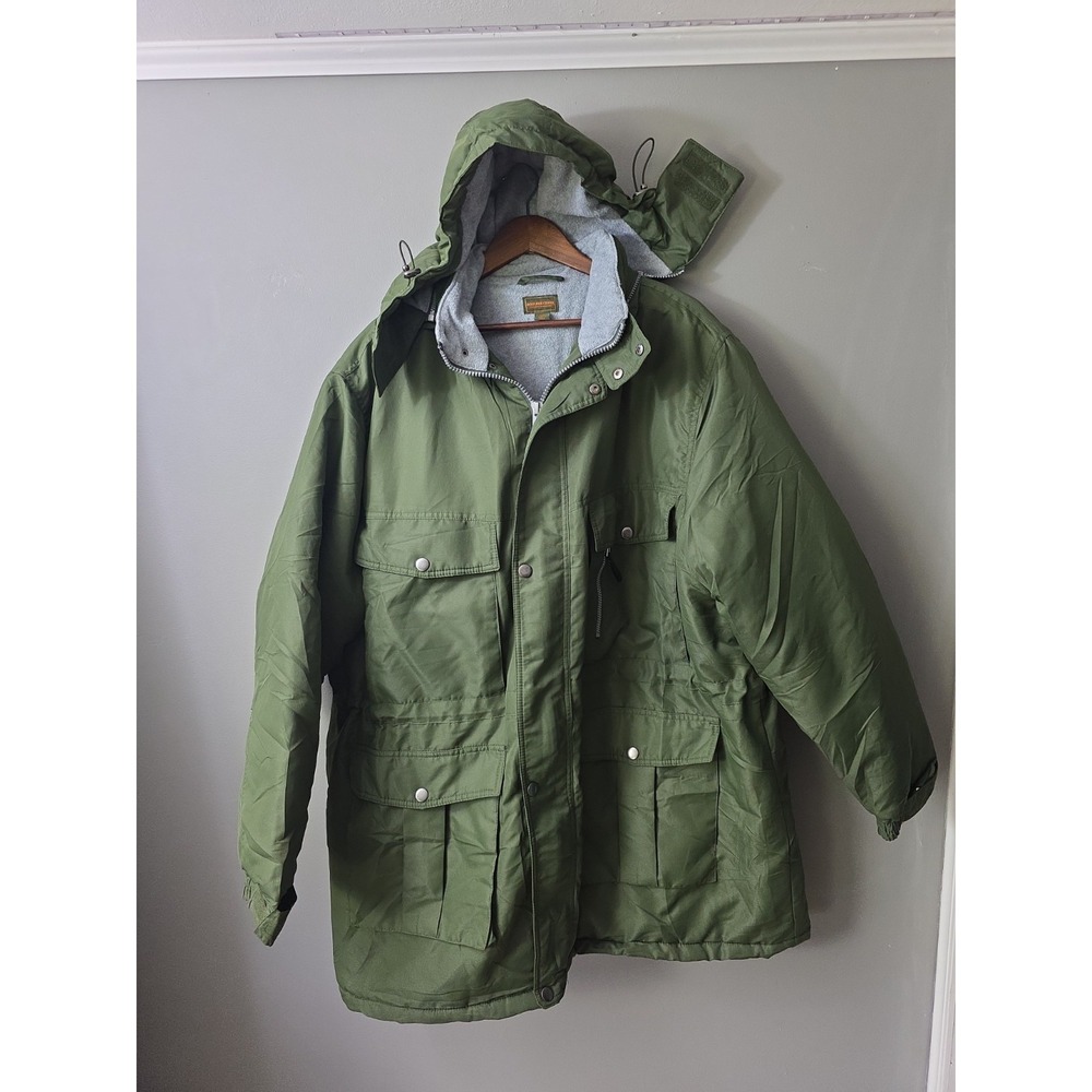 Boulder Creek Trading Co. Parka Men's 3XL Big & Tall Fleece-Lined Hooded NWOT